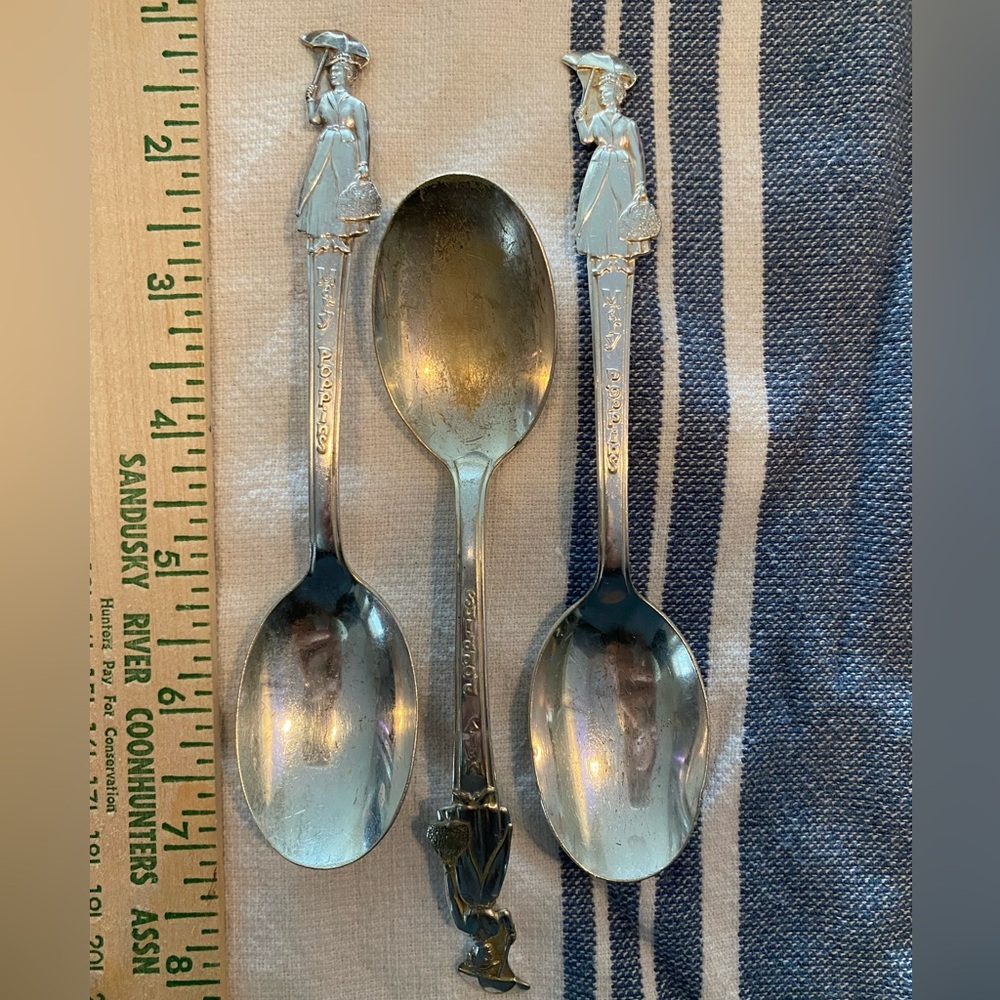 1964 Walt Disney Productions promotional Mary Poppins spoons